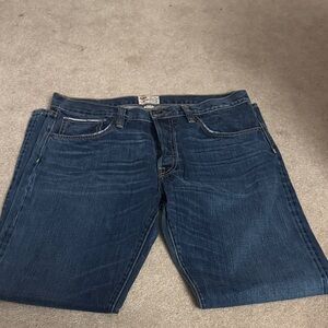 Fossil Men's Straight Jeans - Deep Indigo